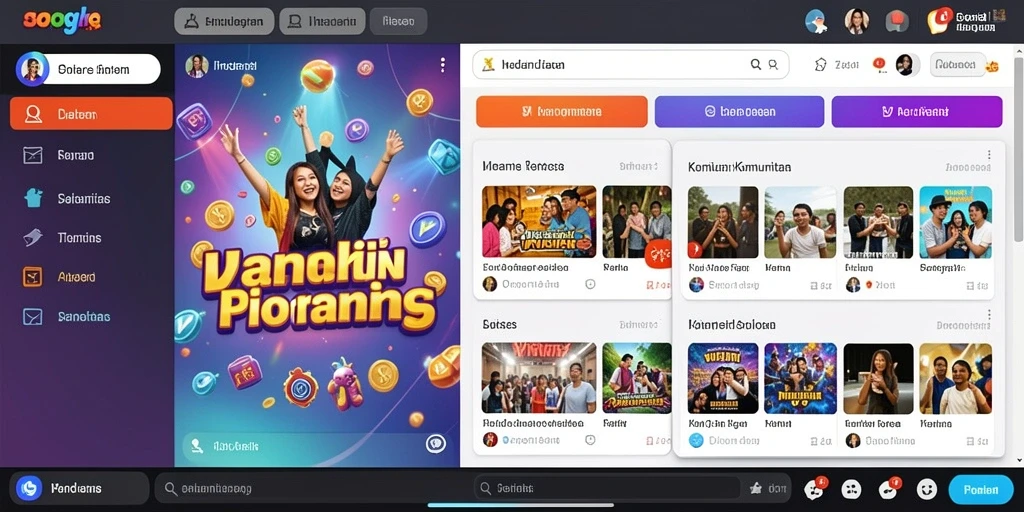 Menu pilihan karakter yang mudah dinavigasi.
