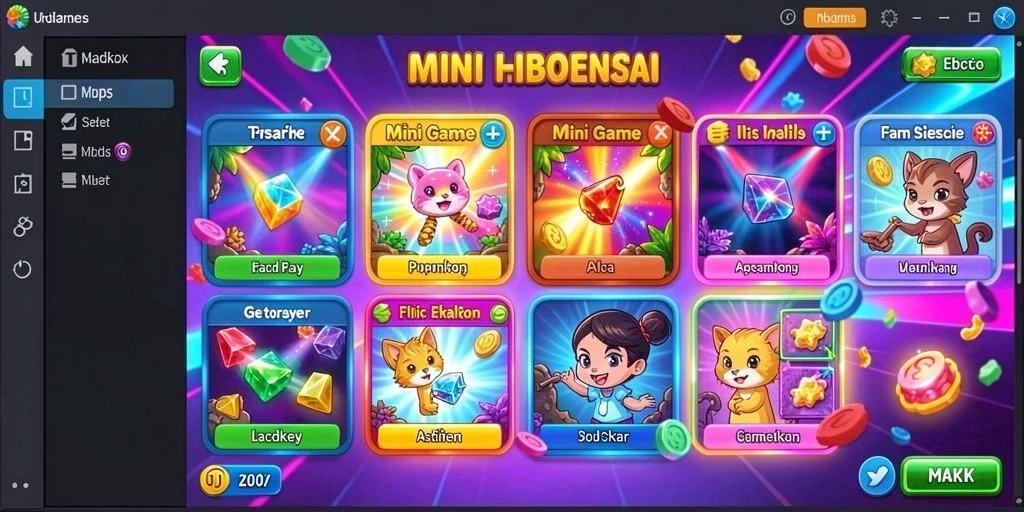 Karakter unik yang dapat dipilih dan diupgrade.