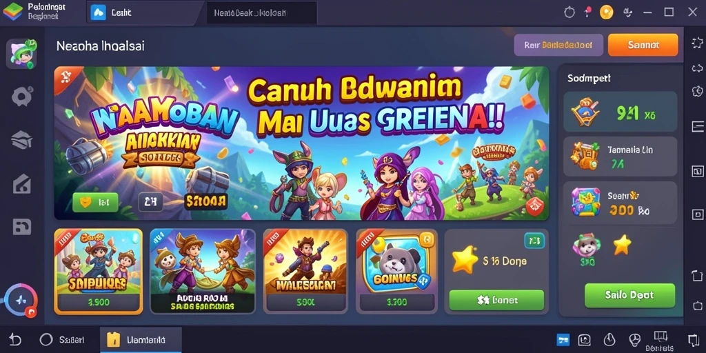Beragam jenis permainan untuk semua kalangan.