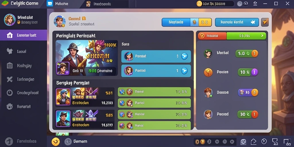Sistem reward yang memotivasi pemain untuk terus bermain.