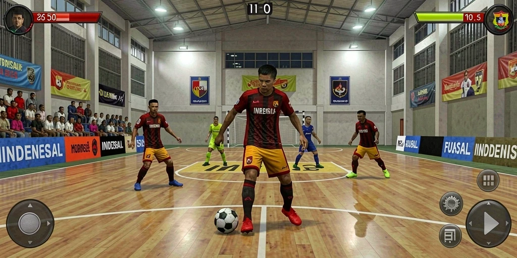 Screenshot menampilkan salah satu level seru dalam permainan MINTOTO.