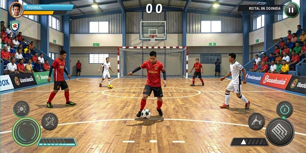Desain level yang berwarna dan menarik untuk dijelajahi.