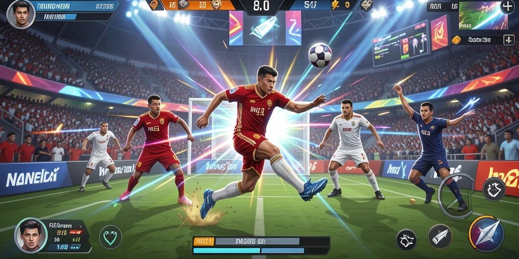 Screenshot menggambarkan tema slot yang berwarna-warni dan menawan.